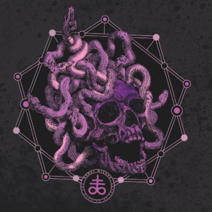 REBEL WIZARD - THE WARNING OF THREE (Dark Purple) LP